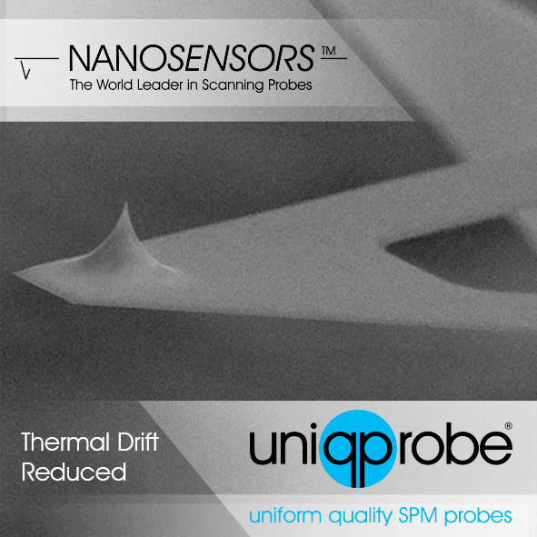 NANOSENSORS uniqprobe - reduced thermal drift for biology and life-science applications